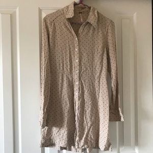 Classic Free People Shirt Dress